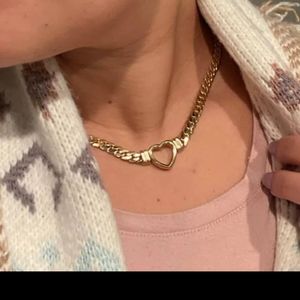 14 k gold plated necklace  non tarnish and waterproof